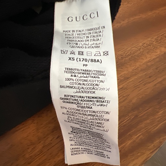 Gucci X Palace hooded Sweatshirt Size XS Black - Picture 6 of 6